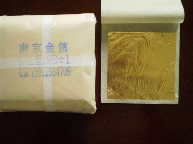 供应生产销售98金箔、台湾仿金箔